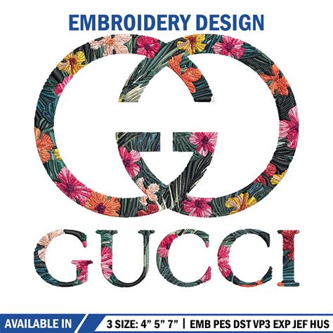 gucci flower embroidery design|Gucci embroidery applique designs.